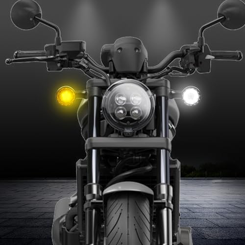 Front Bullet LED Turn Signals for Honda Harley Yamaha Scooter Kawasaki Suzuki Triumph motorcycles