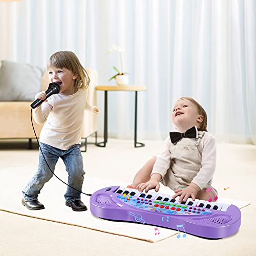 Raimy Kids Keyboard Piano, 32 Keys in Purple