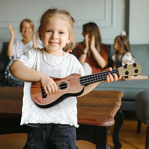 Kids Ukulele, Acoustic Small Guitar, 4 String Instrument, Beginner Gift