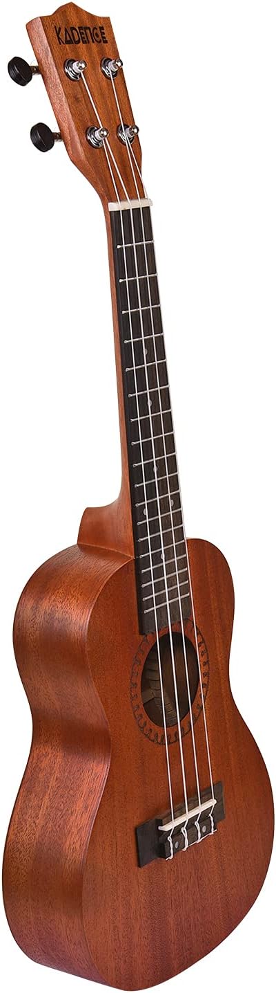 Kadence Concert Ukulele 23 - Spring Summer Collection - Matt Finish - Strap & Bag - Cinnamon Brown