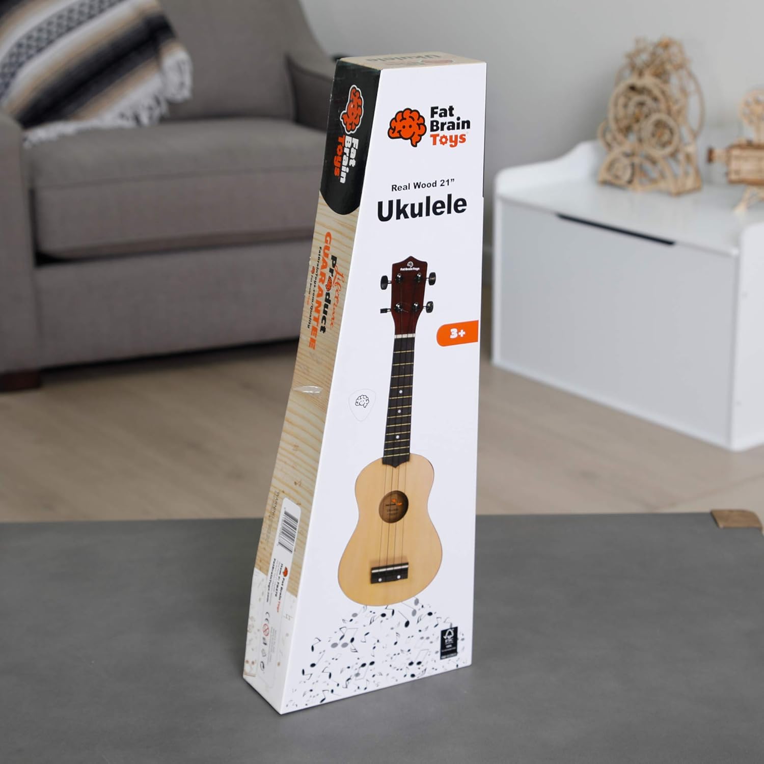 Real Wood Ukulele - Authentic Beginner Instrument